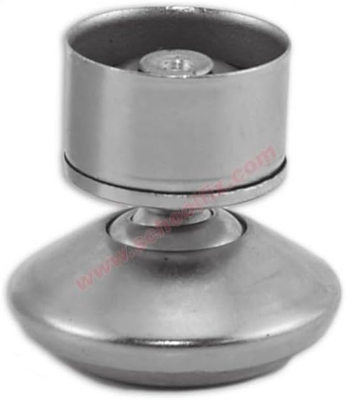 8 deslizadores giratorios con base de nailon de 1 18 pulgadas