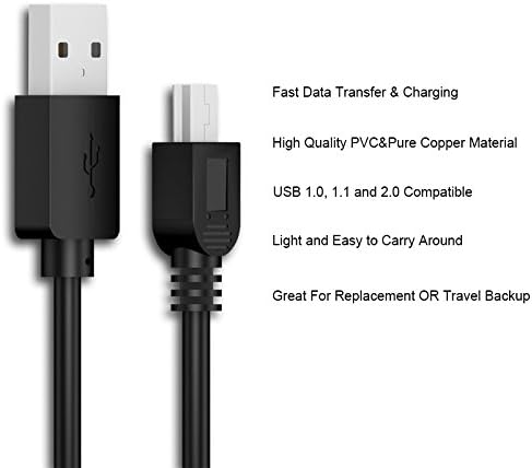 MaxLLTo Cable de sincronización de datos USB para Sony Alpha SLT-A37 SLT-A38 SLT-A57v SLT-A99 NEX-C3