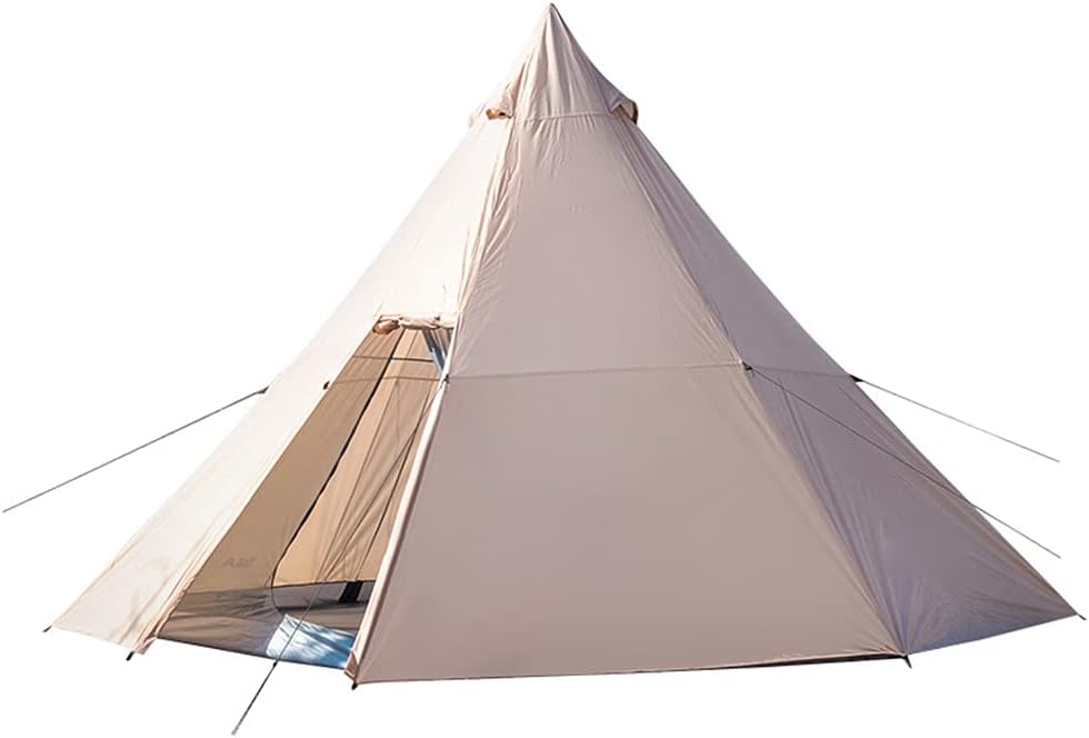 Tienda de campaña Tipi india al aire libre ultraligera Tienda de campaña pirámide familiar para mochileros, camping, senderismo, bushcraft, viajes,