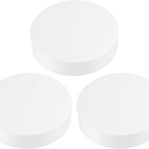 PATIKIL 3.5 pulgadas de PVC de tubería de tubería de montaje, paquete de 3 enchufes de acoplamiento de enchufe de grado para muebles, para PATIKIL 3.5 pulgadas de PVC de tubería de tubería de montaje, paquete de 3 enchufes de acoplamiento de enchufe de grado para muebles, para