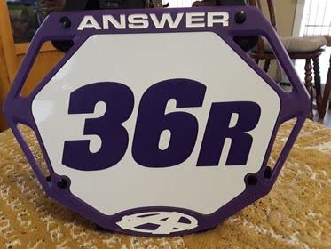 Racing Numbers Vinyl Decal Sticker 0200 – Plate Numbers Style 1