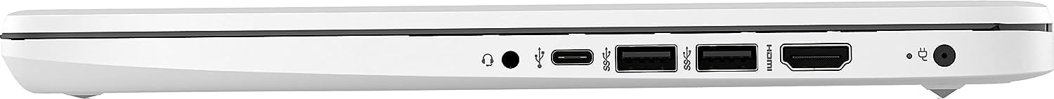 HP Laptop ultraligera de 14 pulgadas para estudiantes y negocios, Intel Quad-Core N4120, 16 GB de RAM, 128 GB de almacenamiento (64 GB eMMC + 64 GB