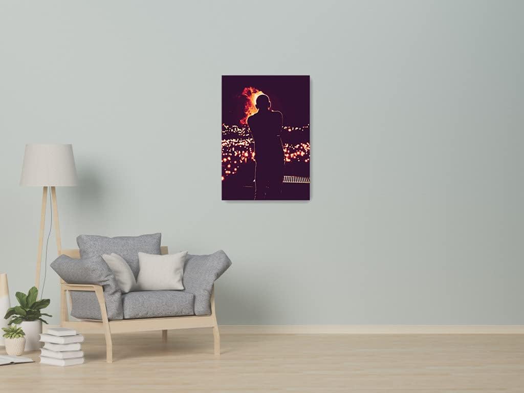 Linkin Park Vocalist – Arte de pared para sala de estar y dormitorio, impresiones sobre lienzo, 1 pieza enmarcada o sin marco, regalo para mujeres y