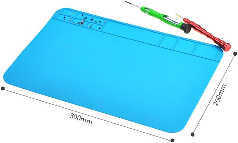 Alfombrilla de soldadura, almohadilla magnética de silicona para reparación de electrónica, alfombrilla de reparación de trabajo de silicona para