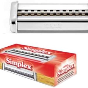 Imperia CucinaPro Molde Tortelli Classici con rodillo, accesorio Pappardelle, plata Imperia CucinaPro Molde Tortelli Classici con rodillo, accesorio Pappardelle, plata