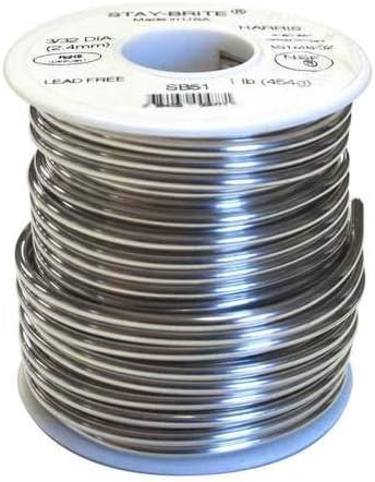 Stay Brite SB51 Soldadura 332″ 1 lb por J.W. Harris