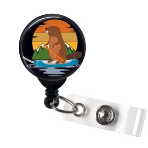 Retractable Badge Reel – Cooter Canoe Purewick Beaver – Badge Holder with Swivel Clip or Slide Clip, Funny Nurse Badge, WAP, RN Badge, LPN Badge Retractable Badge Reel – Cooter Canoe Purewick Beaver – Badge Holder with Swivel Clip or Slide Clip, Funny Nurse Badge, WAP, RN Badge, LPN Badge