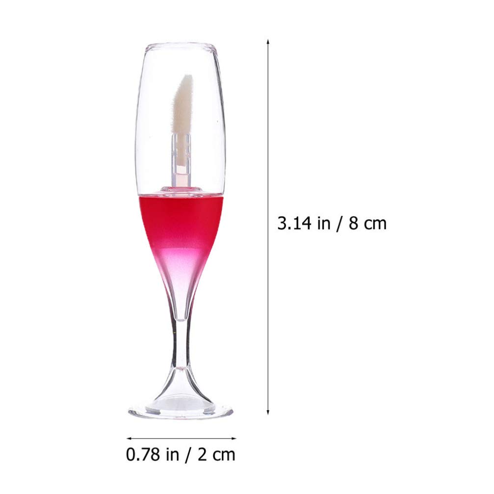 Beaupretty 20 tubos vacíos de vidrio de vino, esmalte de labios, botella de brillo de labios, varita labial, tubo de labios vacíos, tubos de brillo
