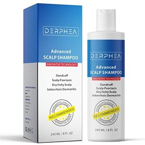 DERPHEA Champú para la psoriasis, champú para foliculitis, champú para dermatitis seborreica, champú para cuero cabelludo seco, champú para el cuero DERPHEA Champú para la psoriasis, champú para foliculitis, champú para dermatitis seborreica, champú para cuero cabelludo seco, champú para el cuero