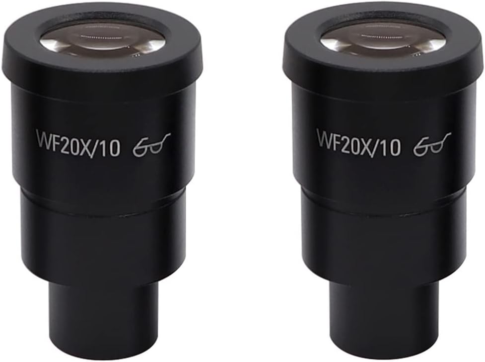 Widefield Scale WF10X WF20X – Oculares de microscopio estéreo para binocular trinocular microscopio oculares monocular (color  1PC WF20X)