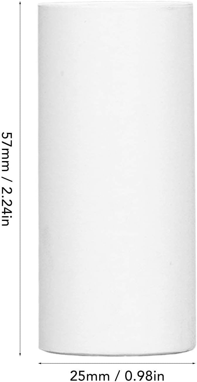 10 rollos de papel térmico para impresora térmica, 2.24 x 0.98 pulgadas, papel térmico termosensible blanco imprimible para impresora pequeña