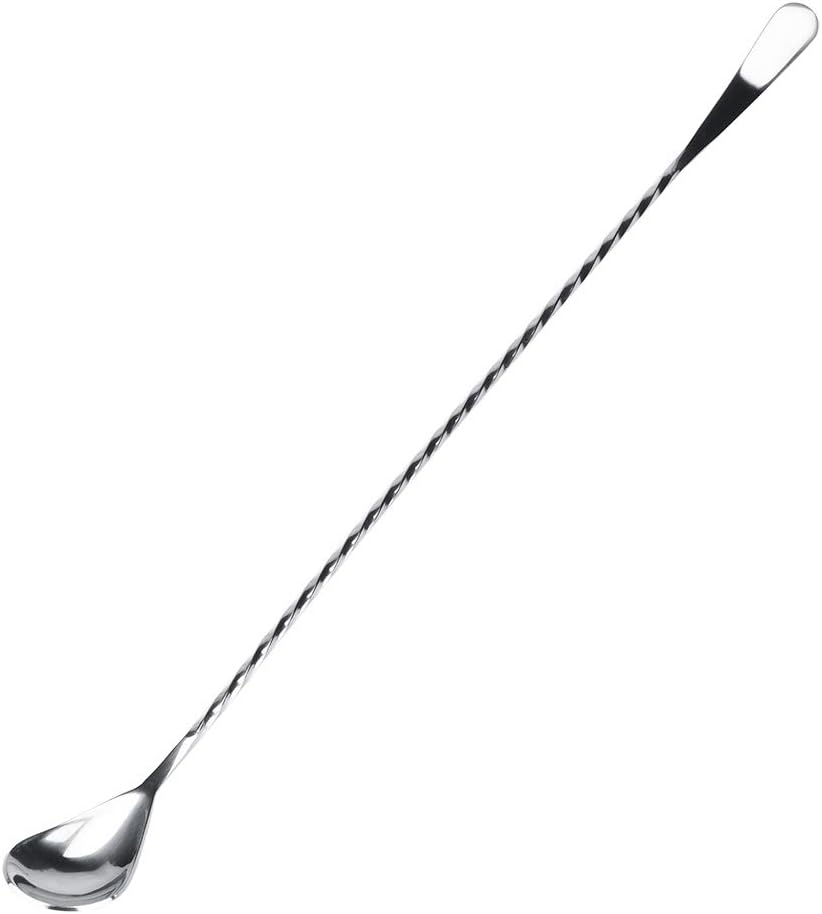 15.8in Bar Spoon, Stainl Steel Mixing Spoon,Bar Cocktail Shaker Spoon,Mixing Drink Puddler Mixer,Cocktail Stirring Spoon for Home and bar Use