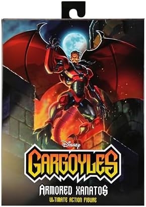 NECA – Gárgolas – Figura de acción a escala de 7 pulgadas – Figura blindada definitiva de David Xanatos