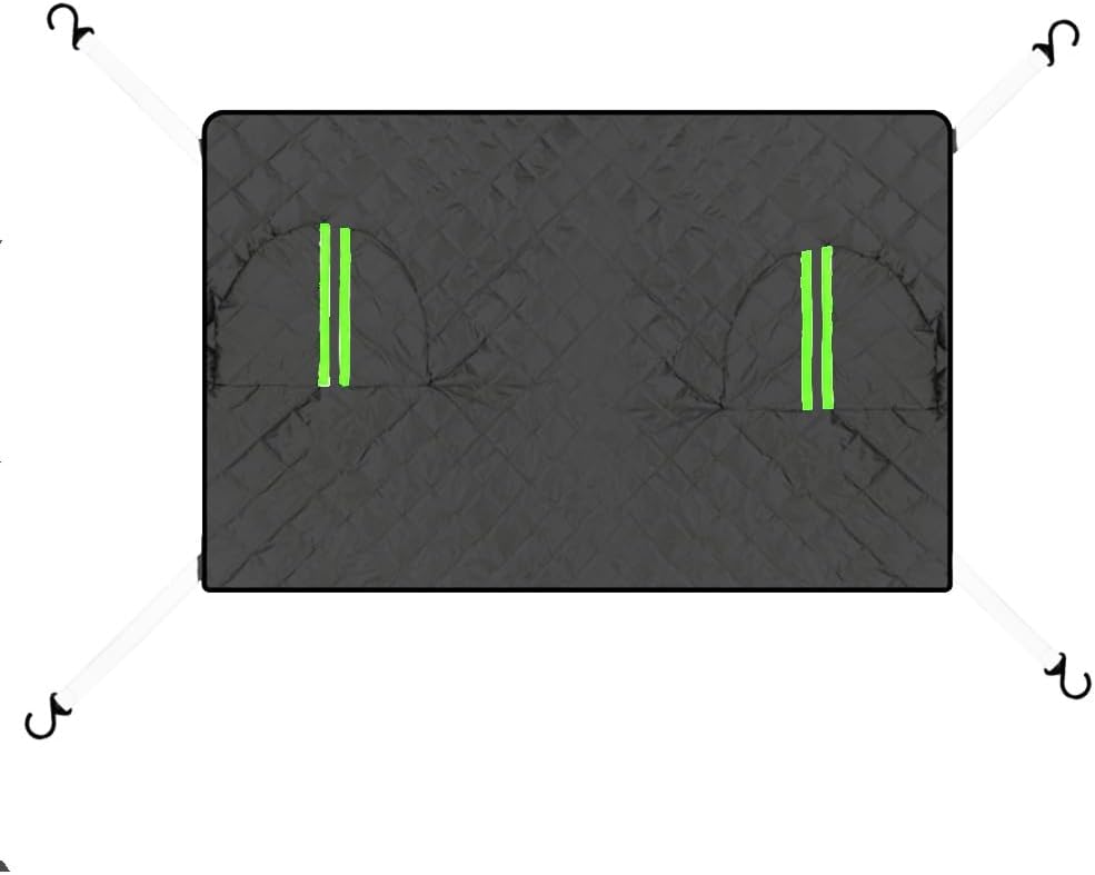 Pickup Truck Windshield Cover is Used for Snow and ice Protection and Sun Protection, and The Thickened Large Cover can Protect The Side Window and