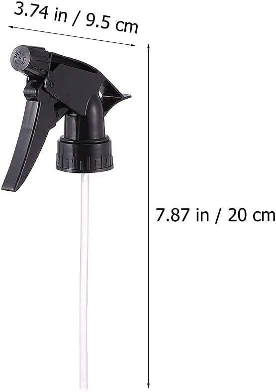 Plástico 10PCS Botella Spray Boquilla Reemplazo Ajustable Gatillo Spray Head Spray Head Pintura en aerosol