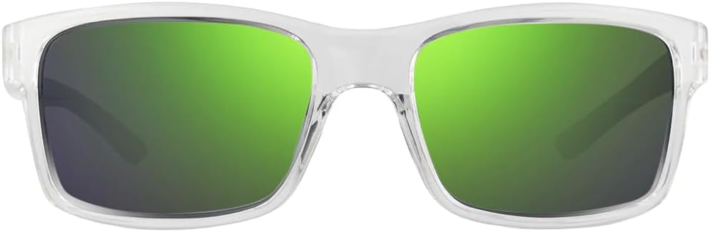 Revo Gafas de sol Crawler lente polarizada con marco de envoltura rectangular de rendimiento