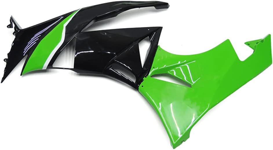 Kit de carenado de motocicleta apto para Kawasaki ZX6R 2009-2012 2010 2011 carenados ABS plástico inyección cuerpo verde negro kit