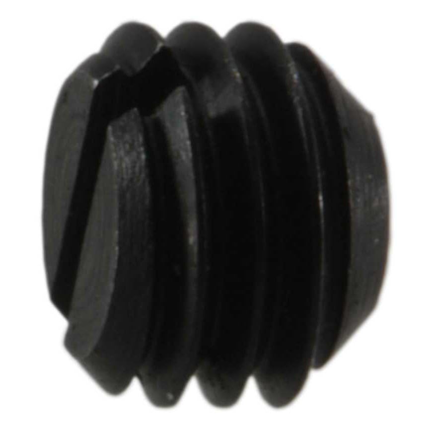 Tornillos de rosca fina ranurados para pistola – 10 piezas (#8-40 x 18″, acero óxido negro)