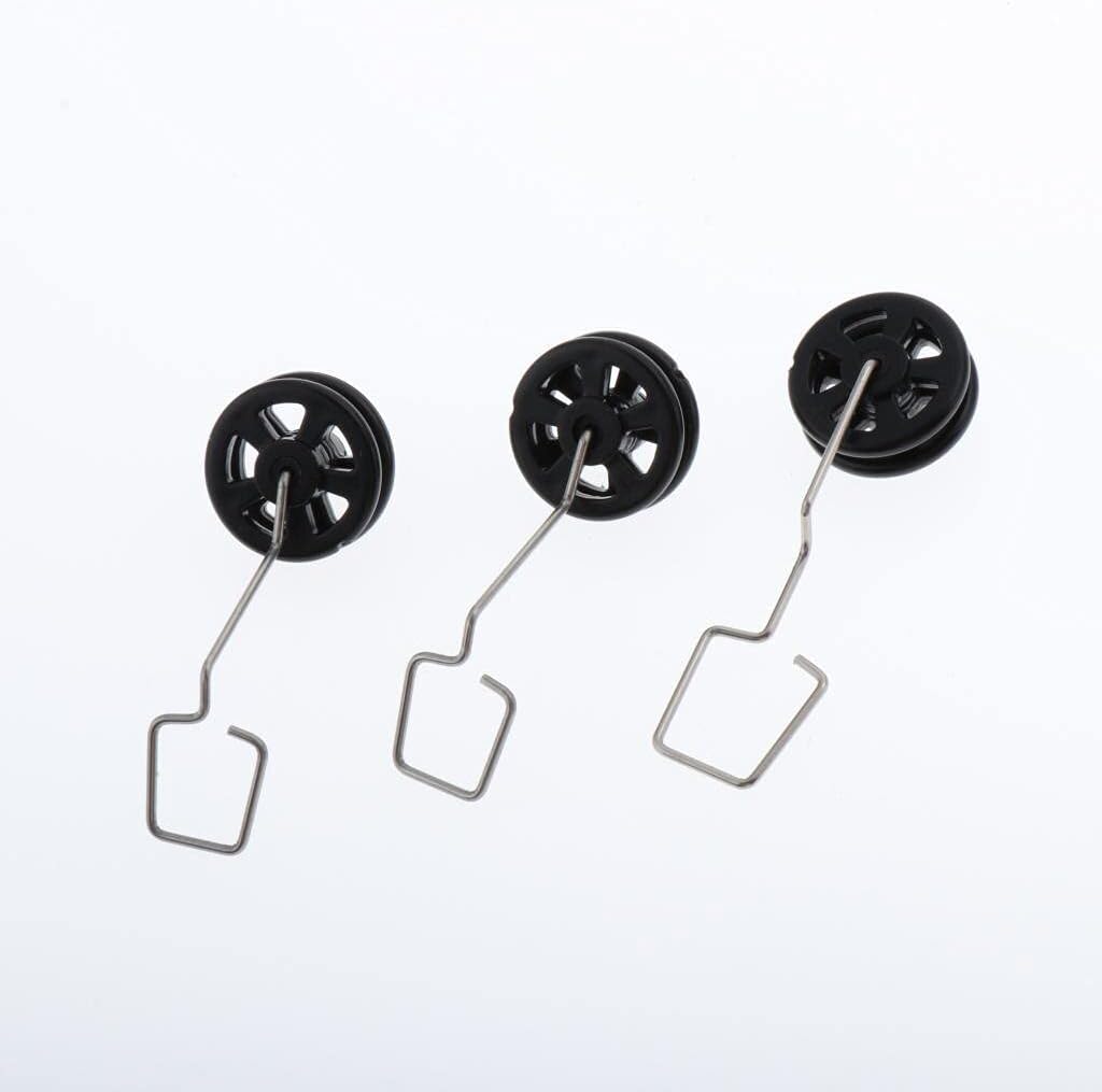Pieza de repuesto para tren de aterrizaje de 3 piezas para XK A120 A380 RC Avión Accesorios Piezas Negro