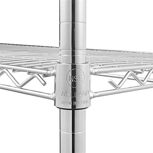 EasyGlide Adjustable 5-Tier Wire Shelving Unit