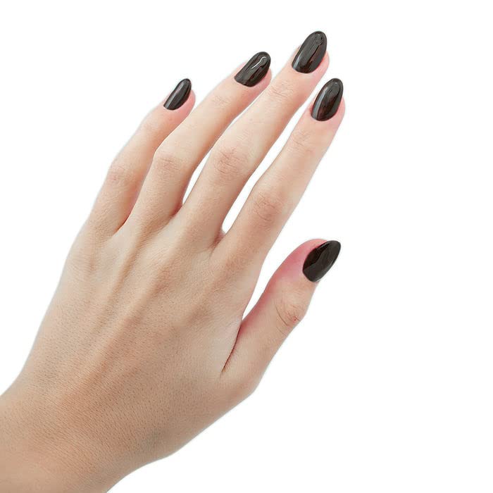 Esmalte de gel negro, esmalte de uñas de gel natural sin olor con pigmentos orgánicos, colores de esmalte de uñas de gel UV