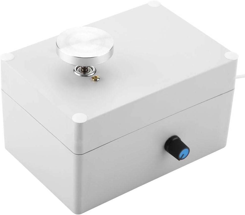 ZJchao Mini máquina eléctrica de cerámica de 2000 RPM Rueda de cerámica Artesanía  Herramientas escuela hecha a mano pequeño plato giratorio