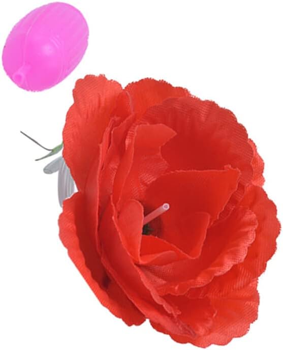 Rosetoy – Broche divertido de 1 pieza con diseño de rosas para rociar agua, simulación creativa, juguetes complicados, suministros de broma para