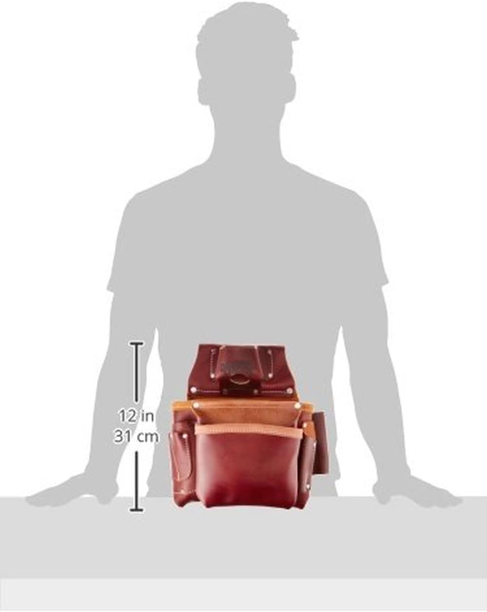 Occidental Leather 5061 2 Pouch Pro Fastener Bag