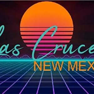 Las Cruces New Mexico – Imán de nevera de 4 x 2.25 pulgadas, diseño retro de neón Las Cruces New Mexico – Imán de nevera de 4 x 2.25 pulgadas, diseño retro de neón