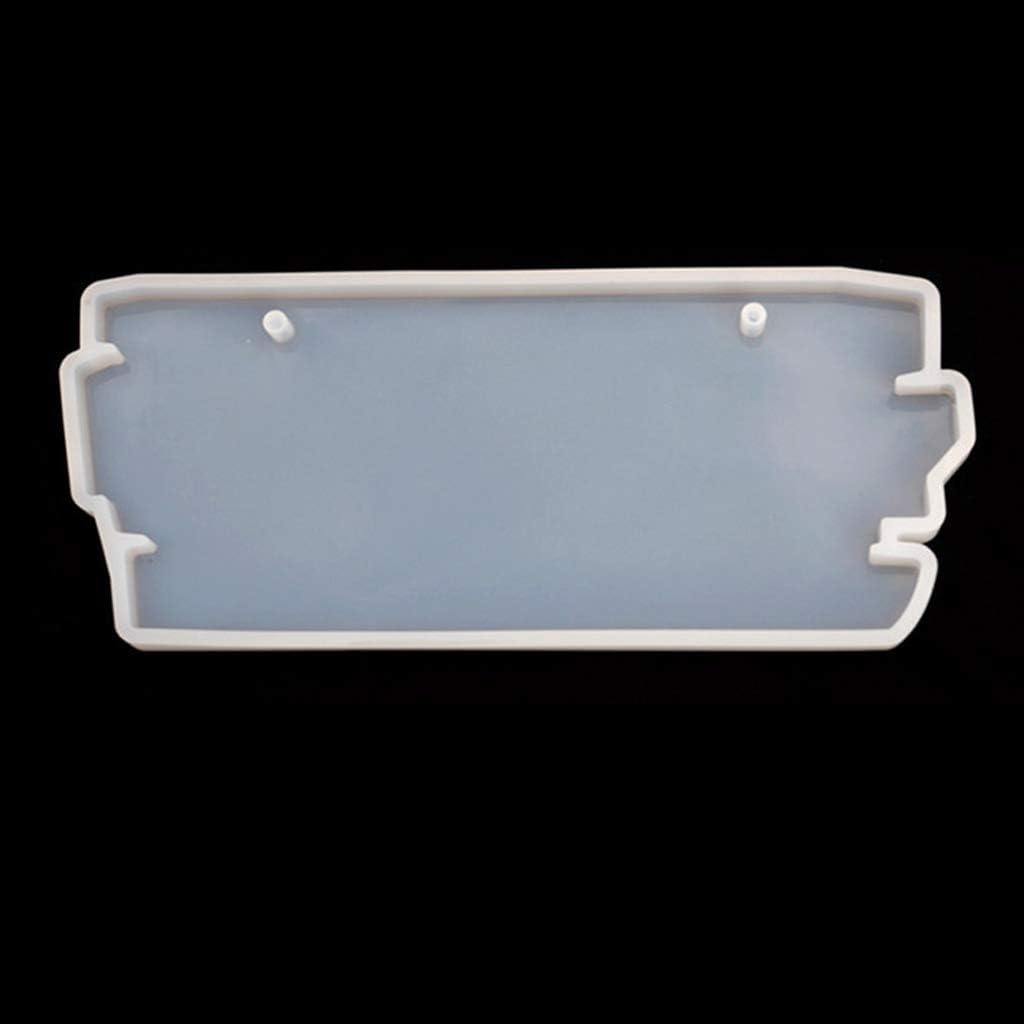 El indicador claro del silicón muestra el molde de la placa, molde de la resina de epoxy de DIY