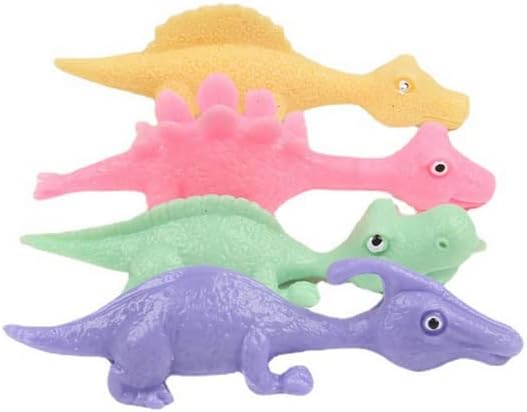 Veewon – 10 piezas de dinosaurio catapulta dedo estirable juguete de alivio de eyección de dedos para bromas de oficina