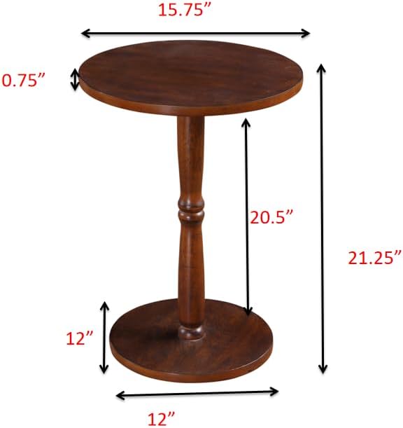 Ufurpie Juego de 2 sillas decorativas de tela con mesa redonda de madera, silla moderna de mediados de siglo para sala de estar, dormitorio,