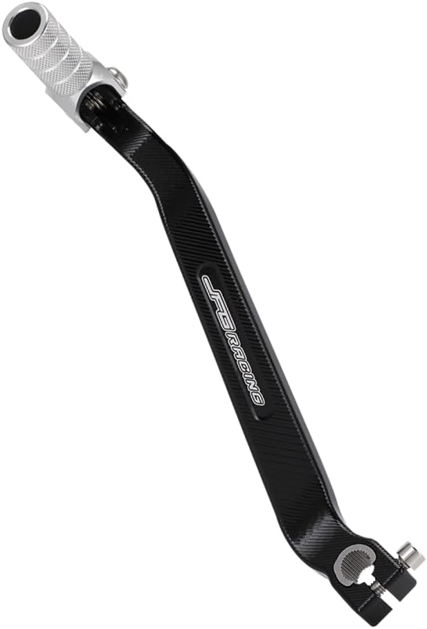JFG RACING Palanca de cambio de engranajes de motocicleta Punta plegable de varilla extendida CNC para KLR 650 KLR650 1987-2018 Plata