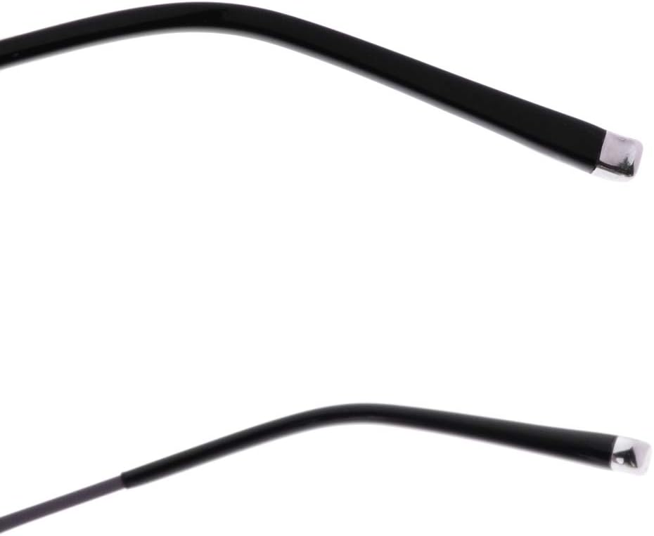 Gafas de lectura grises fotocromáticas +2.50 Fuerza Medio marco Gafas Hombres