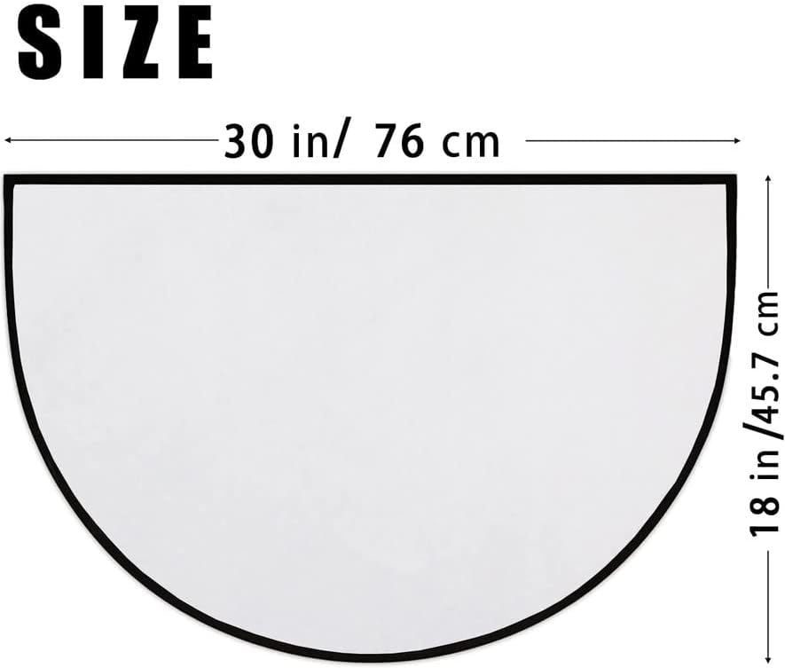 Alfombra de baño de sandía con medio círculo, bonita decoración de baño, tapete de bienvenida para baño, tapete de ducha absorbente de agua, para