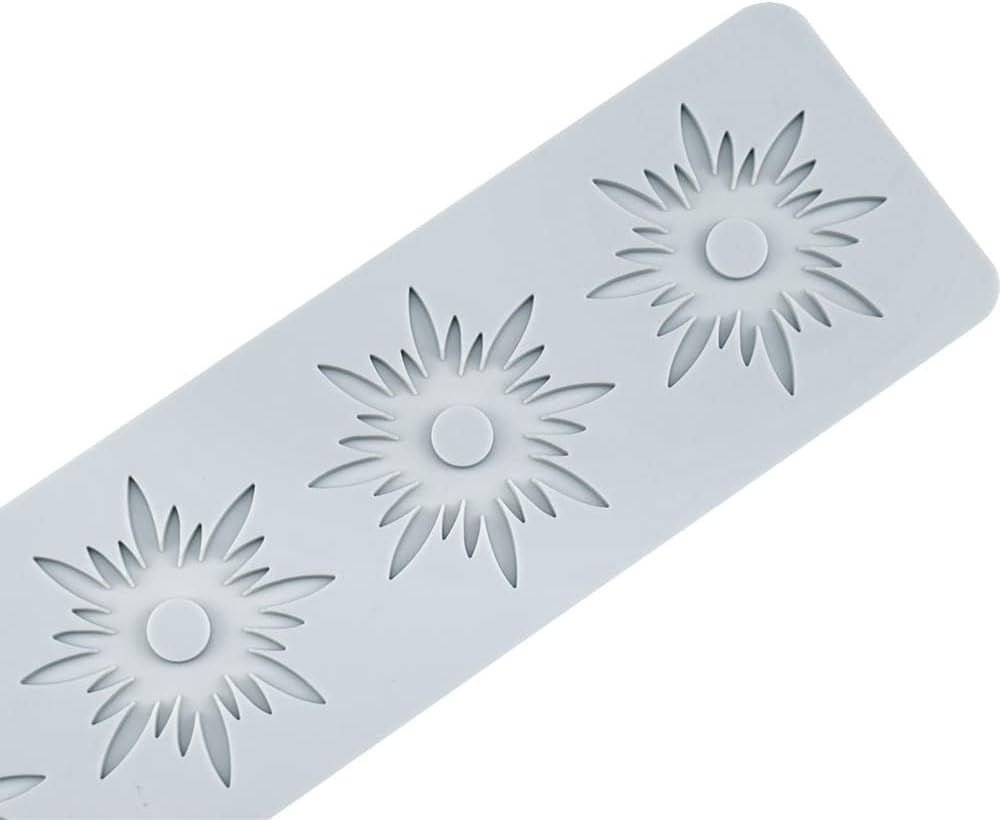 Molde de silicona 3D Star Fondant Lace Pad Cake Molde de silicona para pastel de fondant, molde de silicona para fondant, molde de arcilla de