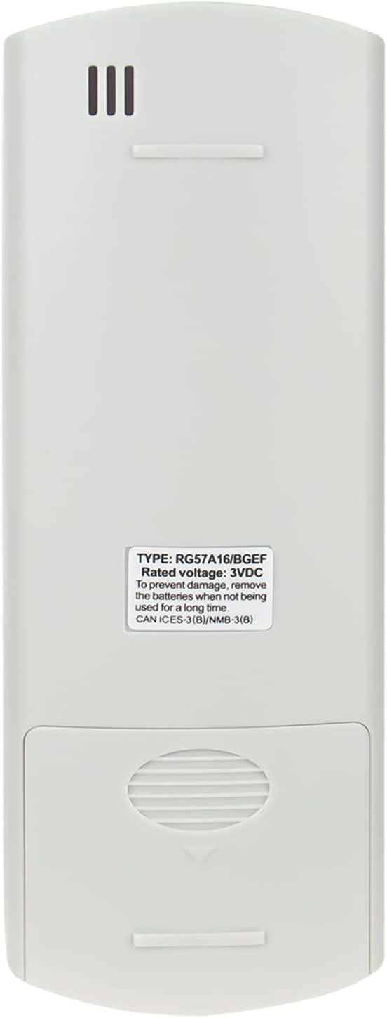 Beyution RG57A16BGEF – Control remoto de repuesto para aire acondicionado Midea RG57A2BGEF RG57A3 RG57A3BGEF RG57BBGE RG57DBGE (pantalla con función