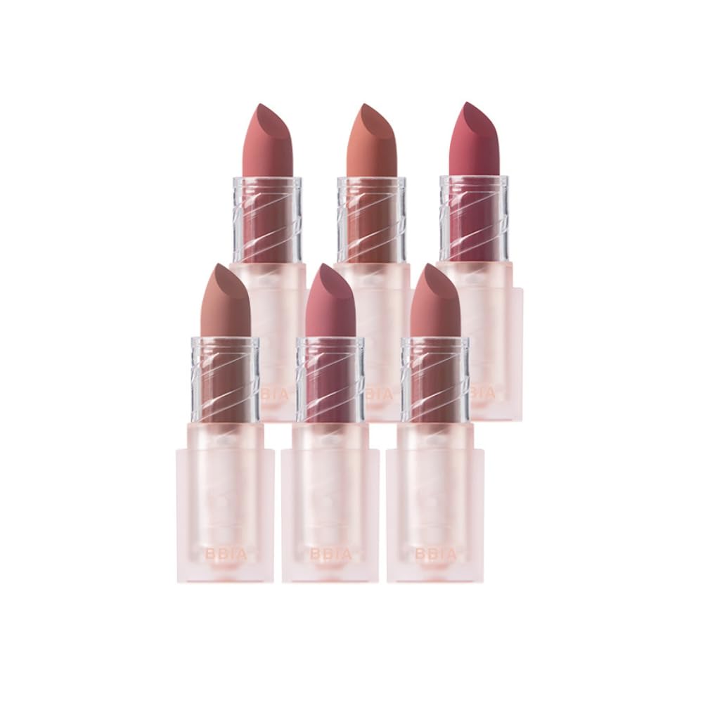 BBIA Last Powder Lipstick Series2 – Lápiz labial mate en polvo, cobertura completa, acabado mate que no se seca, textura de terciopelo sin peso,