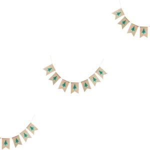 ABOOFAN 3 guirnaldas de Navidad con adornos de natividad, pancarta de yute de Navidad, pancarta de copo de nieve, pancarta de pared de Navidad, ABOOFAN 3 guirnaldas de Navidad con adornos de natividad, pancarta de yute de Navidad, pancarta de copo de nieve, pancarta de pared de Navidad,