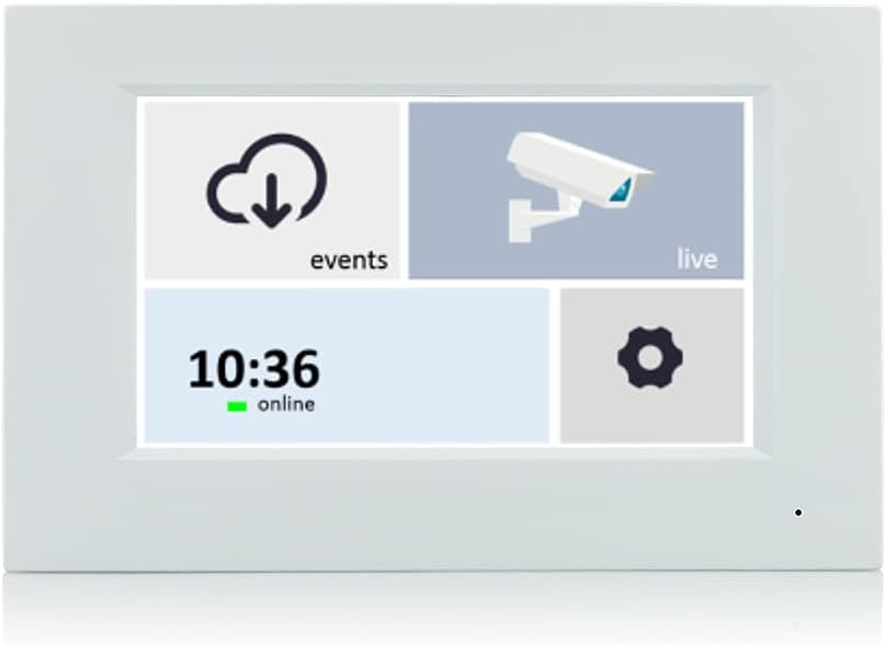 GBF Kit de sistema de intercomunicación de video inteligente para puerta y timbre de puerta, 1080P HD, teclado inteligente, un monitor táctil de 7