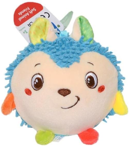 Clementoni 17683 Sonajero Animales de peluche, multicolor, talla única