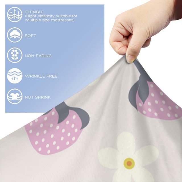 Juego de funda de edredón de 3 piezas para niña, diseño floral botánico, microfibra suave con 2 fundas de almohada, sin edredón, tamaño individual