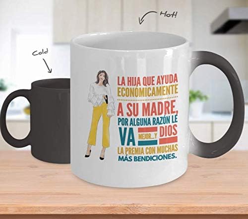 Regalo para hija  Taza de Cafe para hermana  Perfecto regalo para graduados, profesionales y estudiantes  Vaso con afirmaciones positivas, personal