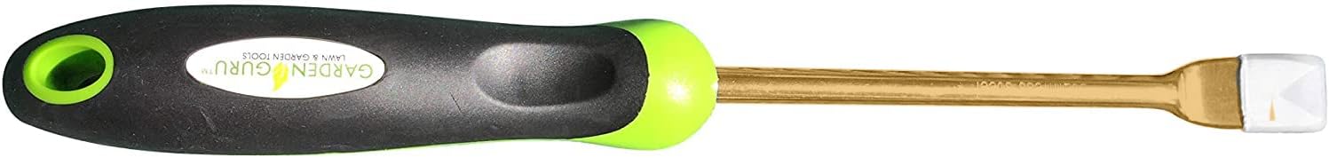 Garden Guru – Herramienta de desbrozadora de diente de león con mango ergonómico, extractor de malezas de acero inoxidable recubierto de titanio