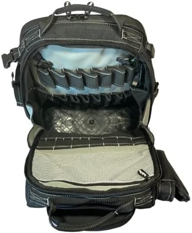 BOULDER Mochila de 80 bolsillos para herramientas  Mochila de herramientas para electricistas de alta resistencia, bolsa de herramientas duradera,
