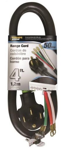 Cable Range 50a 62-81x4ft Negro