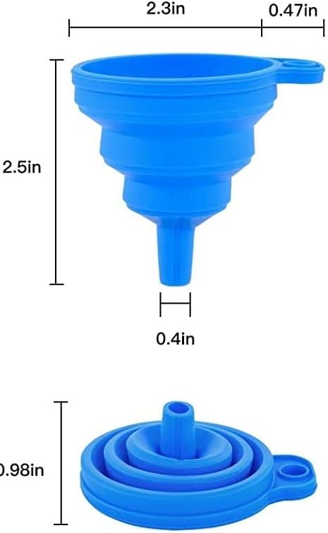 Frasco de 15 onzas, patentado, flexible, sin metal, reutilizable, plástico, sin BPA con clip de mosquetón y embudo de llenado