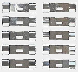 Clips verticales de reparación de persianas con protector de paletas curvadas para persianas de ventana, fija pestañas rotas y listones de repuesto