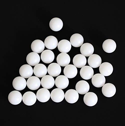 Bolas de rodamiento de plástico sólido de polioximetileno (POM) Delrin de 0.591 in, 500 unidades