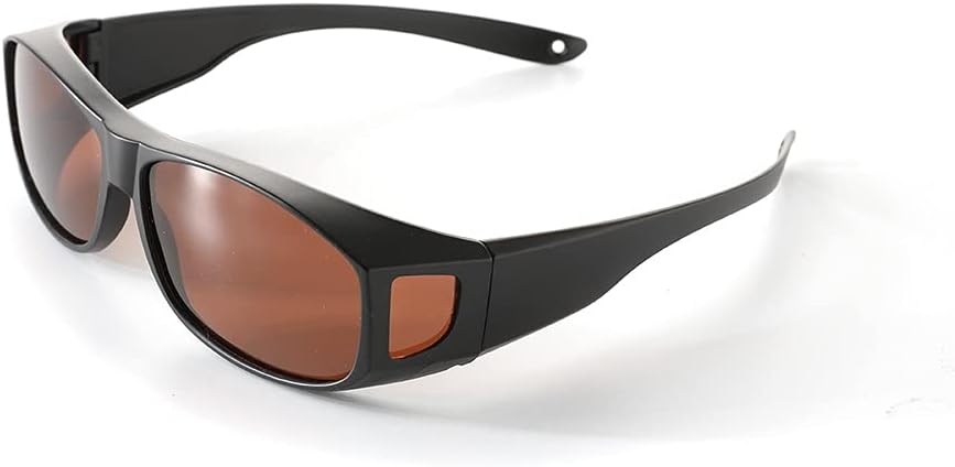 Lentes polarizados FL-41 de sensibilidad a la luz para sensibilidad a la luz fluorescente, fotofobia y migrañas (estilo de ajuste, exteriores),